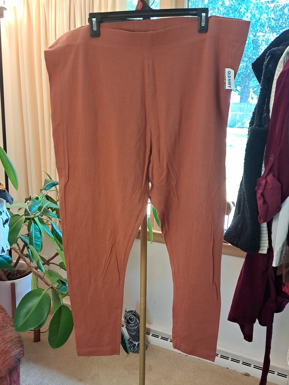 Old Navy Terracotta High-Rise Leggings Size 3x Inseam 26"
